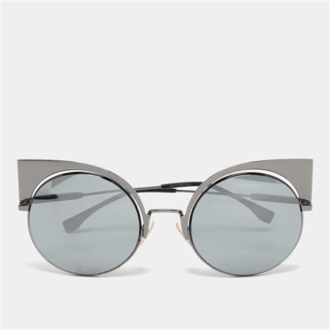 fendi eyeshine cat-eye sunglasses look a likes|Fendi cat eye sunglasses black.